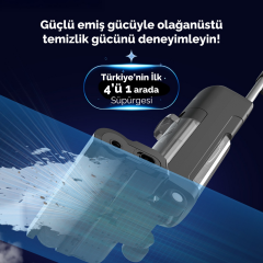 Flomo-S Dikey Şarjlı Süpürge