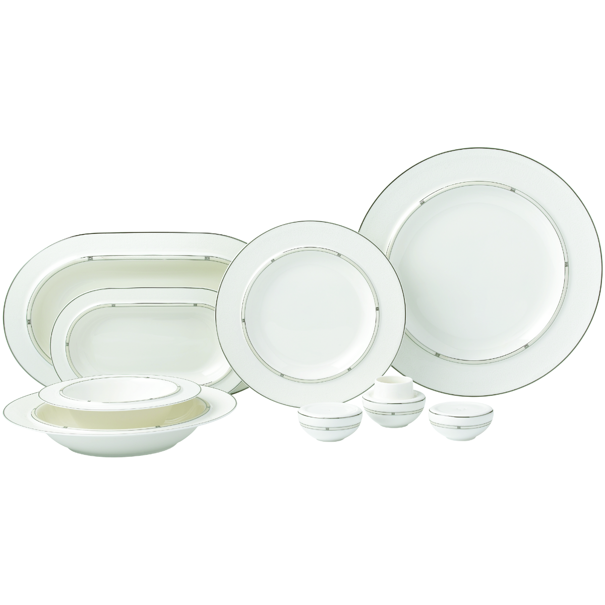 Bone Sophia Purelight 56 Parça Porselen Yemek Takımı